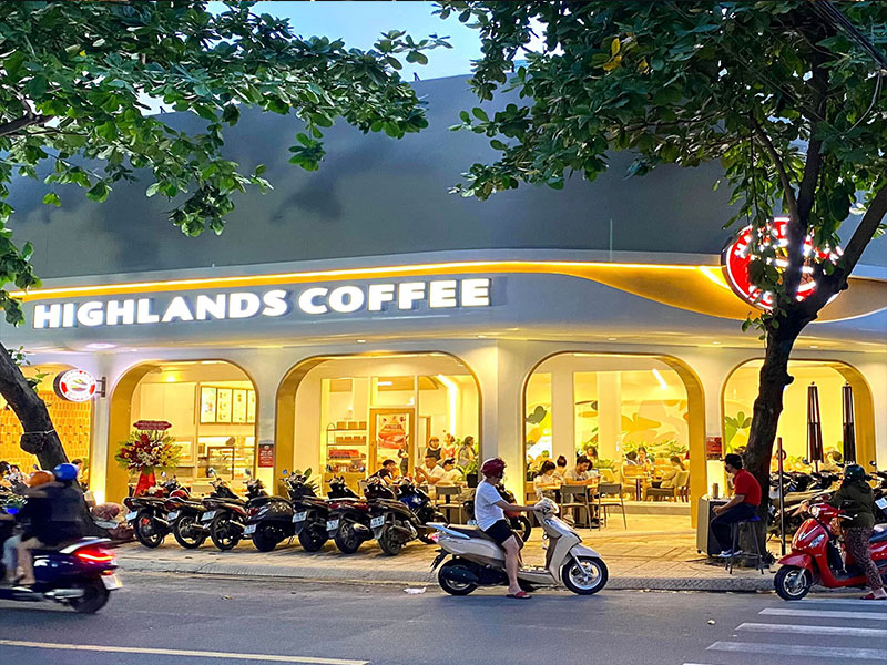 Highlands coffee ở Nha Trang