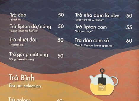 menu Sơn Trà Hill's 1973 Coffee ở Dương Đông Phú Quốc