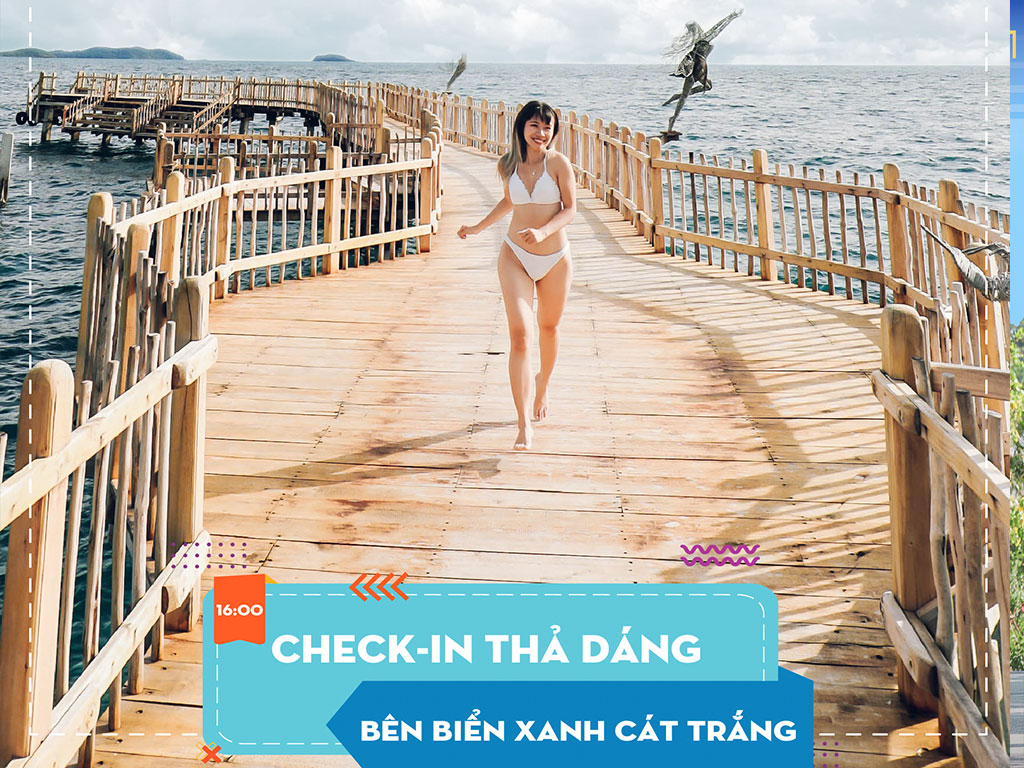 Check-in Hòn Thơm Phú Quốc Đi Cáp Treo và công viên nước Aquatopia